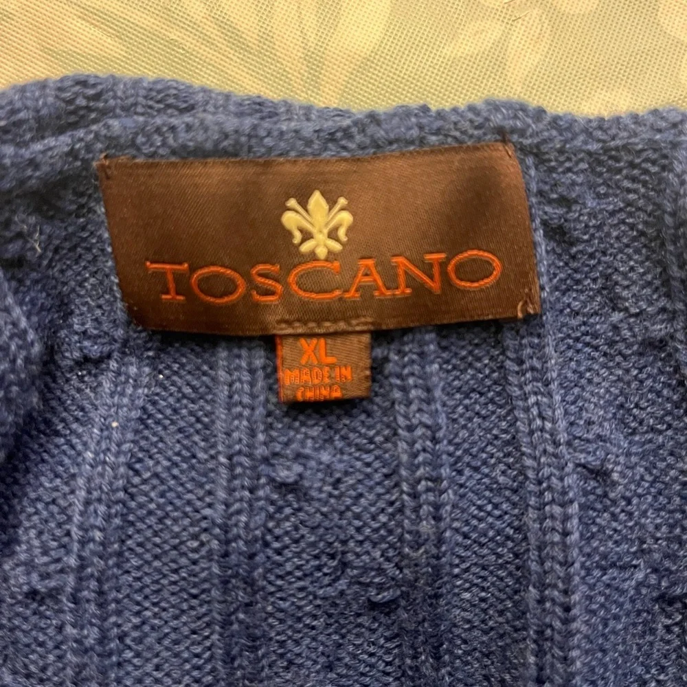 Cozy Blue Cable Knit Sweater